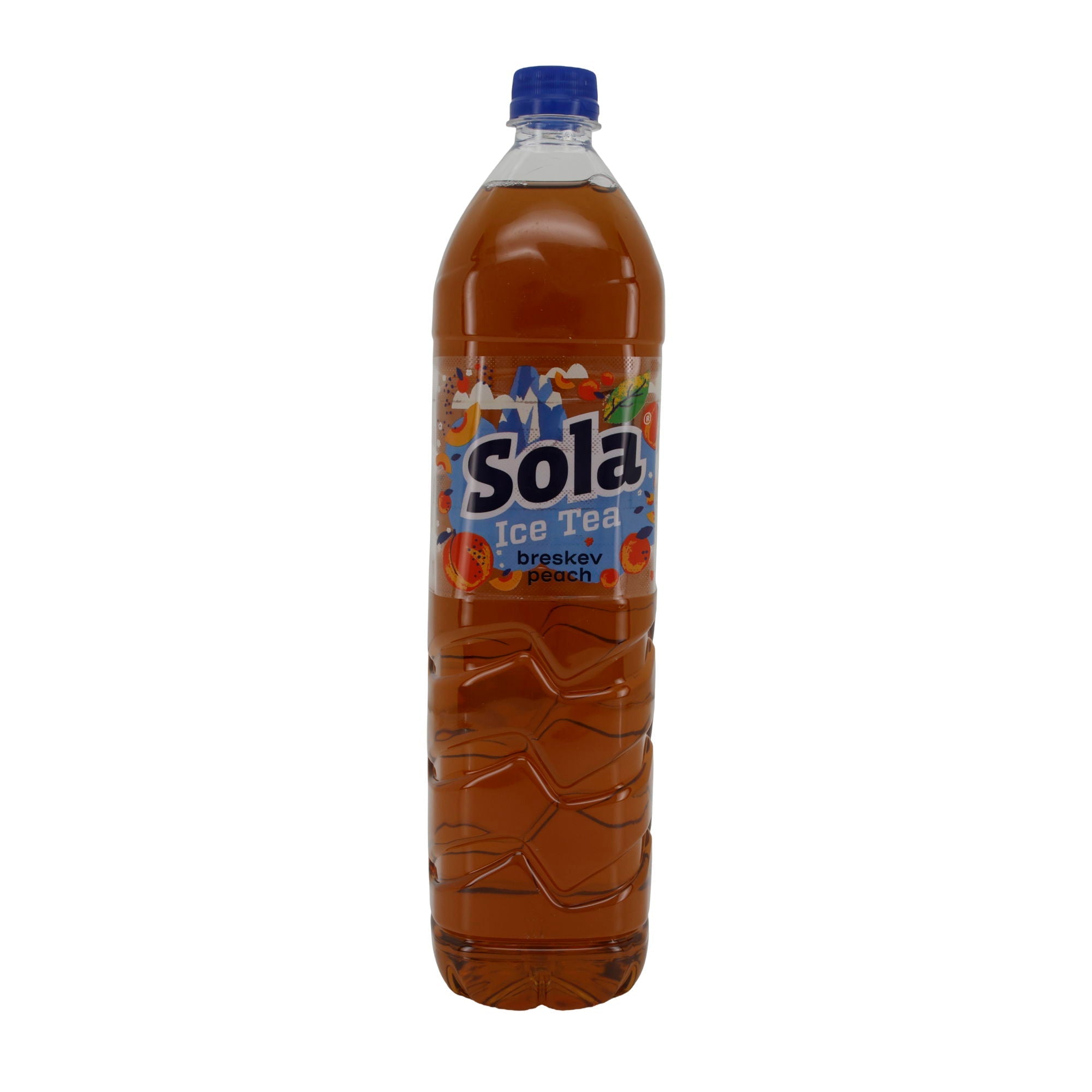 Ice Tea Sola | Pfirsich Eistee | Erfrischungsgetränk mit Schwarztee-Extrakt | 1500 ml SOLA